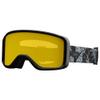 Giro Sagen Ski Goggles - Snowboard Goggles for Men, Women and Youth - Black/Grey Botanical LX Strap with Amber Pink/Yellow Lenses view 4
