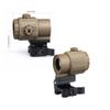 Combo of 2-3X Magnifier G3Sight Scope Airsoft with Switch to Side Mount for 20mm Rail Apply & Tactical Scope Reflex Stinger 4 MOA Red - Green Dot Sight with Picatinny Mount view 4