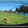 Park & Sun Sports Spectrum Classic: Adjustable Professional Outdoor Volleyball Net System, Classic Orange Net - Ideal for Beach, Grass, and Backyard Games - Durable, Easy Setup, Anti-Sag, Portable view 4