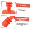 balacoo 4pcs Plastic Cap Lighting Protector Kit Tarp Caps Camping Caps Tent Protector Hiking Tent Tarp Protector Tent Caps Canopy Cap Camping Tarp Camping Tents Outdoor Hat Red, 6.8X5X5cm view 4