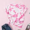 NineFit Basics Kid Toddler 4th of July 3D Printed Tees American Independence Day Shirts Little Boys Girls Short (Pink, 12-24 Months) view 2