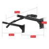 GeRRiT Home Indoor Exercise Bar,Wall Mounted Pull Up Bar,Strength Training Pullup Bar Indoor Chin-Up Bar Fitness Trainer for Home Wall view 2