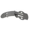 Geuxe 20pcs Blank Stainless Steel Shoe Clips Clip DIY Craft Buckles, Silver view 3