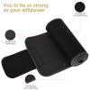 ZPP Waist Trainer for Women and Men, Neoprene Sweat Band Waist Trimmer Belt Stomach Wrap for Workout Black view 3