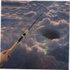 KOMBIUDA Fishing Lures Carbon Fishing Pole Short Rod Lightweight Compact Adjustable Sensitivity view 3