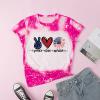 NineFit Basics Kid Toddler 4th of July 3D Printed Tees American Independence Day Shirts Little Boys Girls Short (Hot Pink, 10-12 Years) view 4