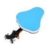 Parliky Fodable Boy Girl Bike Seat Preposed Safety Seat for Boy Girl Durable Blue Design with Soft Cushion and Pedals for All Bicycle Types view 1