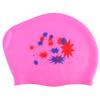 WHAMVOX Star Pattern Silicone Swim Cap for Women Hair Ear Lightweight and Comfortable Swimming Hat for Pool and Beach Use view 1