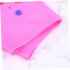 WHAMVOX Star Pattern Silicone Swim Cap for Women Hair Ear Lightweight and Comfortable Swimming Hat for Pool and Beach Use view 4