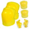 Anneome 6pcs Kids Sports Protective Gear Kit Yellow Elbow Knee Pads for Kids Cycling Skating view 1