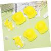 Anneome 6pcs Kids Sports Protective Gear Kit Yellow Elbow Knee Pads for Kids Cycling Skating view 2