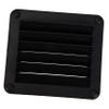 balacoo Boat Vent Cover Boat Louvered Fittings Cabinet Air Vent Grille Floor Vent Louvered Vent Cover Grilling Accessories Metal Air Return Marine Boat Vent Barbecue Nylon Blinds, 14.1x12.5cm, Black view 1