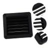 balacoo Boat Vent Cover Boat Louvered Fittings Cabinet Air Vent Grille Floor Vent Louvered Vent Cover Grilling Accessories Metal Air Return Marine Boat Vent Barbecue Nylon Blinds, 14.1x12.5cm, Black view 3