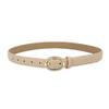 REHJJDFD Women's Belt Pu Leather Gold Buckle Jeans Casual Style Versatile Belt C5 105CM view 1