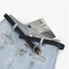 REHJJDFD Women's Belt Pu Leather Gold Buckle Jeans Casual Style Versatile Belt C5 105CM view 2