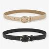 REHJJDFD Women's Belt Pu Leather Gold Buckle Jeans Casual Style Versatile Belt C5 105CM view 4