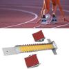 PHFFDD Aluminum Alloy Starting Block, Multifunctional Starting Block, 80cm Track and Field Starting Blocks,Orange view 2
