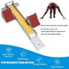 PHFFDD Aluminum Alloy Starting Block, Multifunctional Starting Block, 80cm Track and Field Starting Blocks,Orange view 3