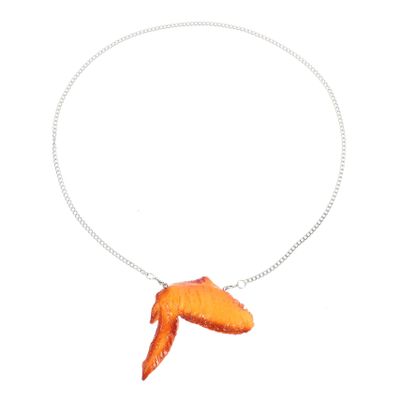ABOOFAN Simulation Fried Chicken Necklace Creative Food Pendant for Costume Accessories Unique Chicken for Parties and Style Idea
