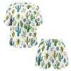 HELLHERO Cactus Pajamas Set for Women Summer Pjs T Shirt with Shorts Soft Loungewear Sleepwear Nightwear Clothes Outdoor Running Yoga Holiday Party Wedding 3X view 4