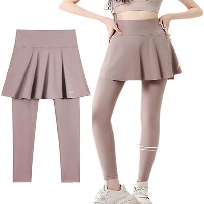 INXKED Fake Two-Piece Slimming Butt Lift Shark, Fake Two-Piece Slimming Butt Lift Shark Yoga Pants (02,XL)