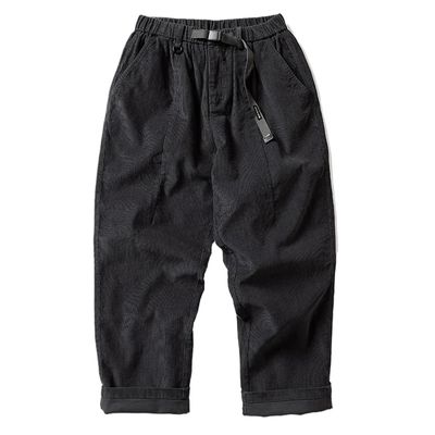 TaoZiPeach American Corduroy Pants for Men Clothing Japanese Streetwear Casual Baggy Trousers s5 Grey8 L