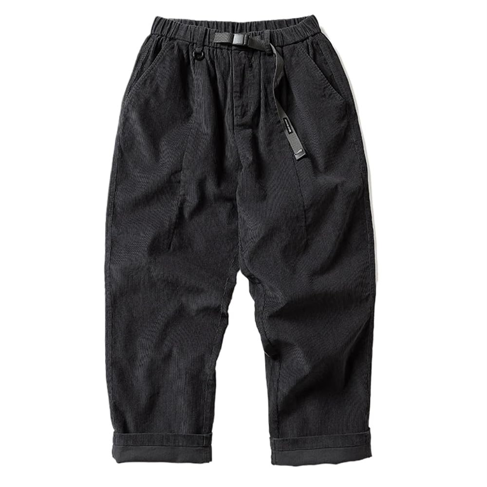 TaoZiPeach American Corduroy Pants for Men Clothing Japanese Streetwear Casual Baggy Trousers s5 Grey8 L