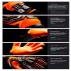 GJPWAKWM Spider-Man Soccer Goalkeeper Gloves Goalie Training Gloves Strong Grip Anti-Slip and Breathable for Adults and Children (Green,10) view 4