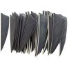 ONTFIHS 50PCS Archery Fletching RW 3" Shield Arrow Feathers with Natural Turkey Feathers Right Wing (Gray) view 2