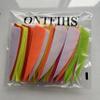ONTFIHS 50PCS Archery Fletching RW 3" Shield Arrow Feathers with Natural Turkey Feathers Right Wing (Gray) view 4