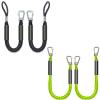 2.5FT*2 Fender Lines +3FT*2 Bungee Boat Lines with Two 316 Stainless Clip 4PCS view 1