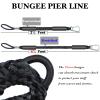 2.5FT*2 Fender Lines +3FT*2 Bungee Boat Lines with Two 316 Stainless Clip 4PCS view 2