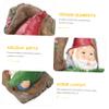 Sosoport 1pc Outdoor Bird Feeder Decorative Dwarf Hanging Bird Food Holder for Gardens Craft for Patio Balcony view 2