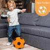 Haibinsuo Silent Soccer Ball, Indoor Soccer Ball Training Ball High Density Foam Soccer Ball for Inside Home and Yard, Washable No Noise Soft and Safe Soccer Bouncing Ball Gift for Kids Orange 3 view 4