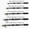 HEAIQI Fishing Pole Carbon Spinning Fishing Rod Portable Telescopic Fishing Pole for Travel Saltwater Freshwater Multifunction Fishing Tackle Fishing Rods (Size : A_3.0 m) view 2