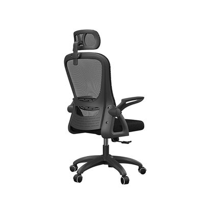 Reclining Office Chair,Ergonomic Office Chair,Ergonomic Mid Back Mesh Computer Chair, Task Chairs with Flip Up Arms Lumbar Support and Adjustable Height (Color : A)