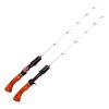 Fishing Pole Telescopic Ice Winter Fishing Rod Outdoor Sport Mini Feeder Wooden Handle Fishing Pole Winter Fishing Rod Ice Fishing Reel Fishing Rods (Size : Gun Handle) view 4