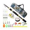 Fishing Pole 1.8m Fishing Rod Kit, Retractable Fishing Rod and Reel Combo with Line, Bionic Lure, Hook and Carry Bag, Fishing Rods (Size : A_1.8M) view 1