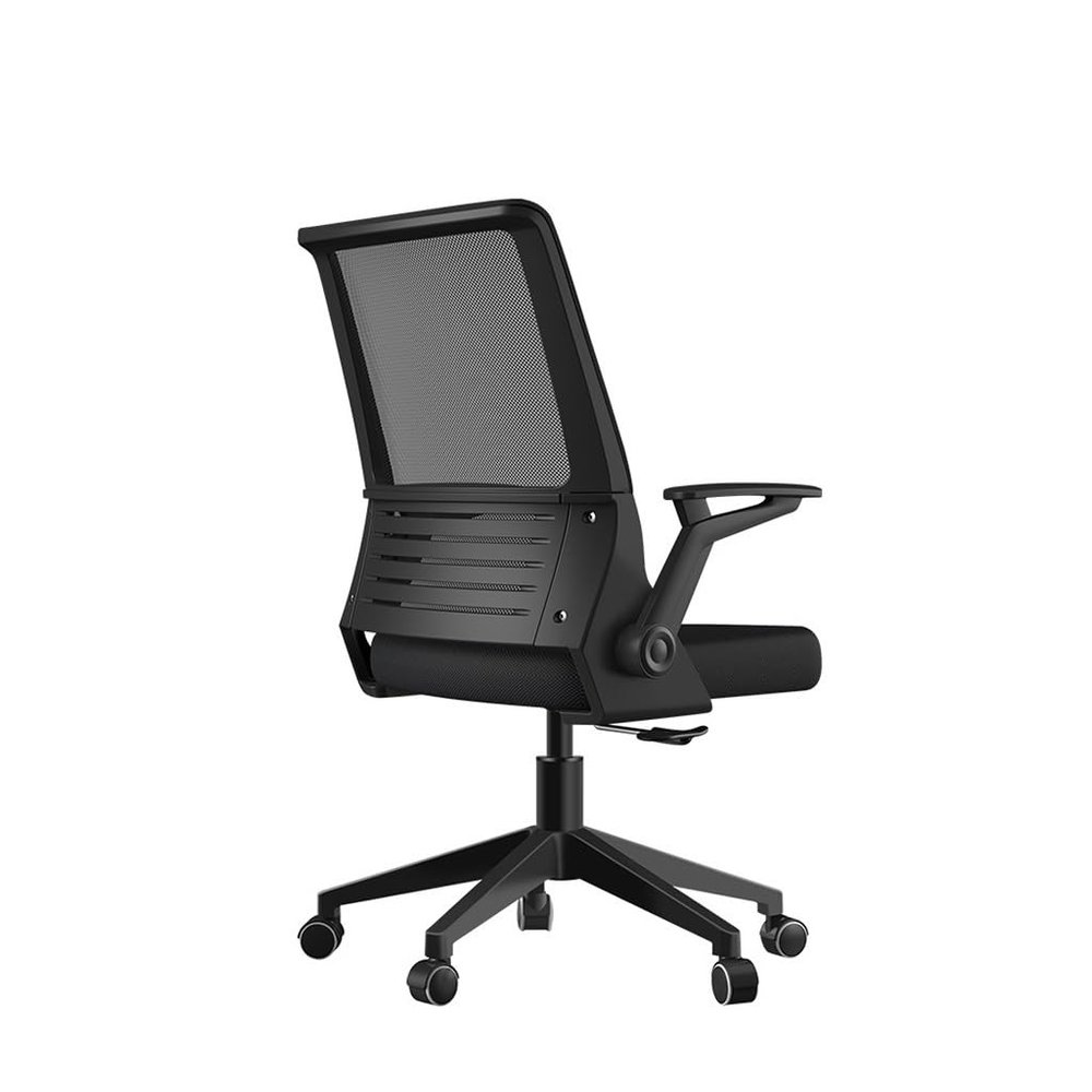 Ergonomic Mesh Chair with Adjustable Height and Lumbar Support Swivel Lumbar Support Desk Computer Chair,Home Office Chair,with Flip up Armrests, for Conference Room (Size : B)