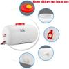 SHENJIA Large Capacity Water Tank 140L Plastic Water Storage Tank with Cover and Valve, Horizontal Square Water Storage Bucket for Household Camping Outdoor Self-Driving Tour view 4
