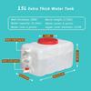 SHENJIA Water Tank Camping Water Storage Carrier Jug Outdoor White Water Tank with Faucet Thick Plastic Water Storage Container Portable Home Storage Bucket Acid(Size:15L) view 2