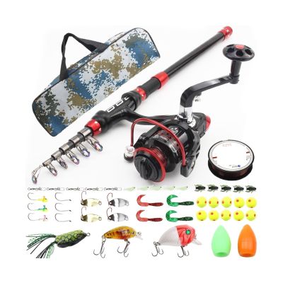 Fishing Pole Ultra-Short Sea Rod Mini Long-Range Rocky Fishing Rod Portable Shrinkable Fishing Rod Fishing Gear Fishing Rods (Size : A_2.7m Fishing Rod+3000 reels)