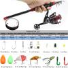 Fishing Pole Ultra-Short Sea Rod Mini Long-Range Rocky Fishing Rod Portable Shrinkable Fishing Rod Fishing Gear Fishing Rods (Size : A_2.7m Fishing Rod+3000 reels) view 2
