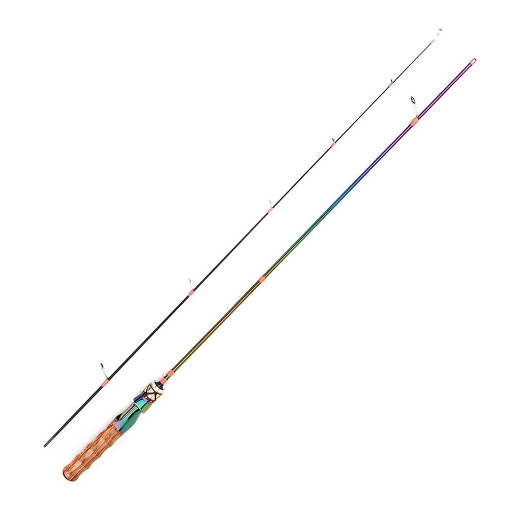 HEAIQI Fishing Pole Trout Fishing UL Fishing Rod High Carbon 2 Sections Lure Fishing Rod Light-Weight High Strength Spinning Casting Rod 1.68M/1.8M Fishing Rods (Size : Casting Rod_1.8m)