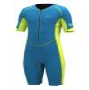 Hevto Kids Wetsuit Shorty Boys Girls Toddler Youth Size 12 Year 2mm Neoprene Wet Suit Front Zip Thermal Swimming in Cold Water (Green, 12) view 1