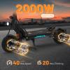 KUKIRIN G2 Master Electric Scooter with Quadruple Shock Absorption, 40 Miles Range, 10'' Off Road Tires, 2000W Dual Motor, Max 40 MPH Speed, All Aluminum Body Folding Commuting Adults Electric Scooter view 3