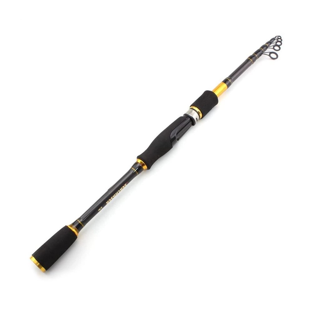 HEAIQI Fishing Pole Pocket Travel Pole Carbon Fishing Rod Portable Telescopic Fishing Rod Casting Spinning Fish Hand Fishing Tackle Sea Rod Fishing Rods (Size : Spinning_2.7 m)