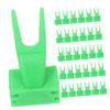 Sosoport 50pcs Parrot Food Forks Small Vegetable Skewers for Bird Cage Feeding Supplies Easy to Attach Holder for Fruits Veggies for Parrots Small Birds view 1