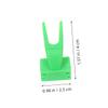 Sosoport 50pcs Parrot Food Forks Small Vegetable Skewers for Bird Cage Feeding Supplies Easy to Attach Holder for Fruits Veggies for Parrots Small Birds view 4