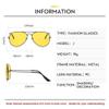 MTZJH Sunglasse Woman Men Alloy Frame Ocean Gradient Lens Sun Glasses Female Male Eyewear,2,One size view 2